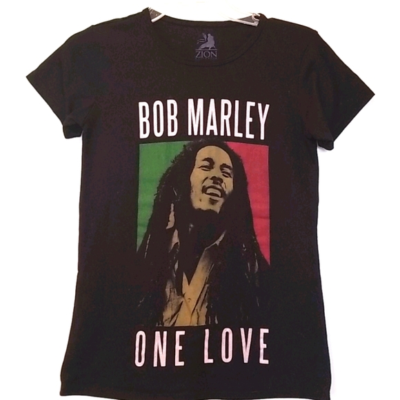 Zion Rootswear Tops - Bob Marley One Love graphic tee
